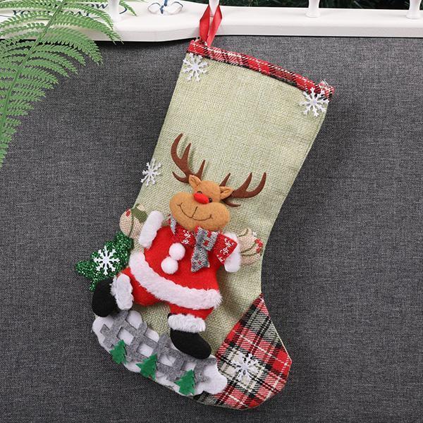 Sacs cadeaux et bonbons Lighteme pour bas de Noël (4 pièces)