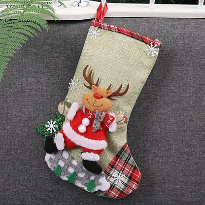 Sacs cadeaux et bonbons Lighteme pour bas de Noël (4 pièces)