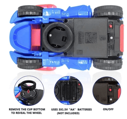 Voiture LED dinosaure transformable Lighteme (3 couleurs)