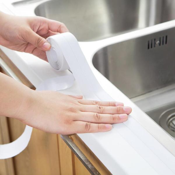 Lighteme Wasserdichtes Reparaturklebeband für Badewanne, Badezimmer und Küche (2 Farben &amp; 2 Größen)