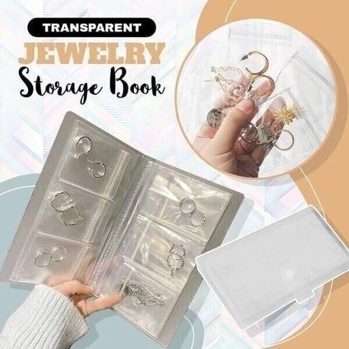 Lighteme Transparentes Schmuckaufbewahrungsbuch