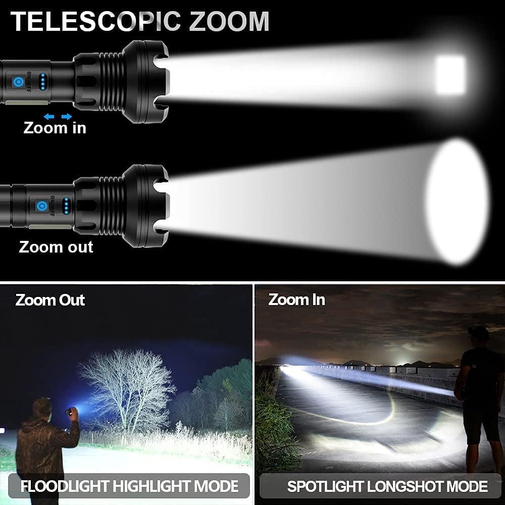 Lighteme Starke Taschenlampe - Zurück zum Tageslicht in einer Sekunde