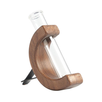 Vase à fleurs miniature en bois pour voiture compacte Lighteme