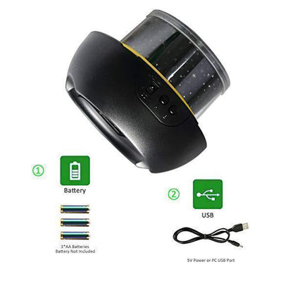 Lighteme Fantasy Dazzle Color Rotating Projection Lamp