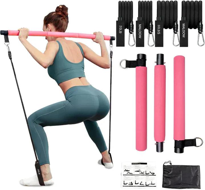 Barre de fitness multifonctionnelle Lighteme - Libérez votre révolution fitness ultime à la maison !