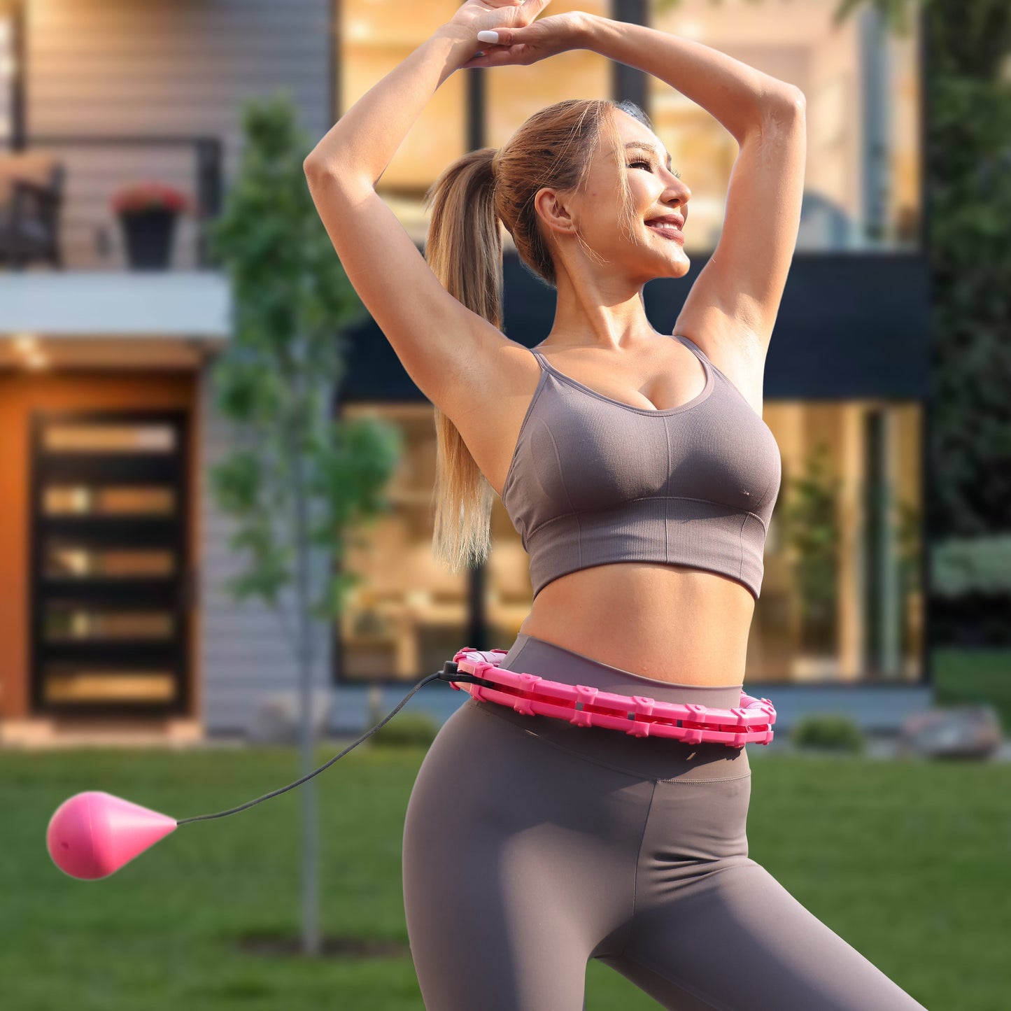 Cerceau de fitness lesté Lighteme pour exercices complets du corps