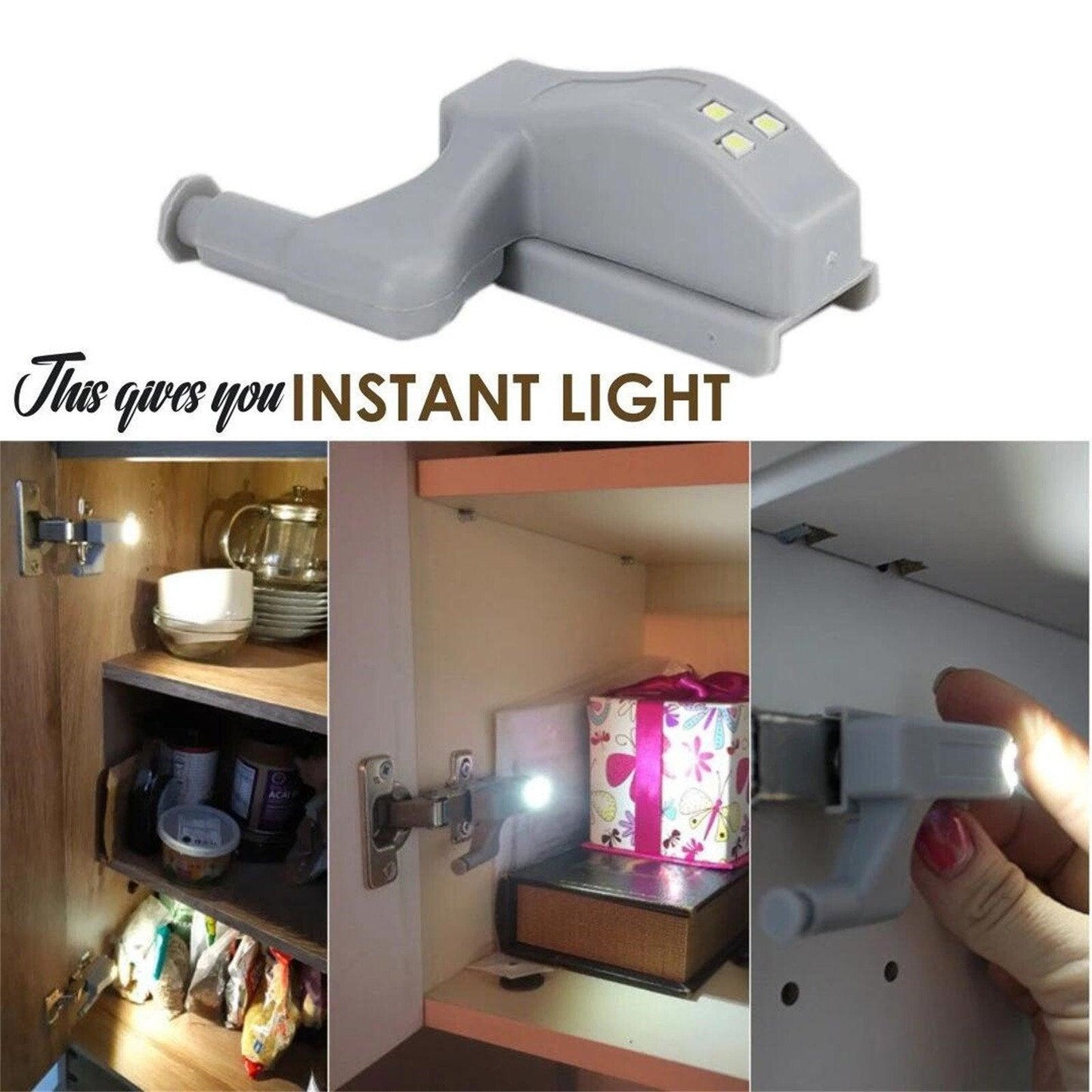 Éclairage LED automatique Lighteme pour armoires