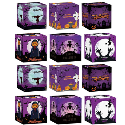 Lot de 12 sacs cadeaux Lighteme pour Halloween pour emballage de bonbons et friandises