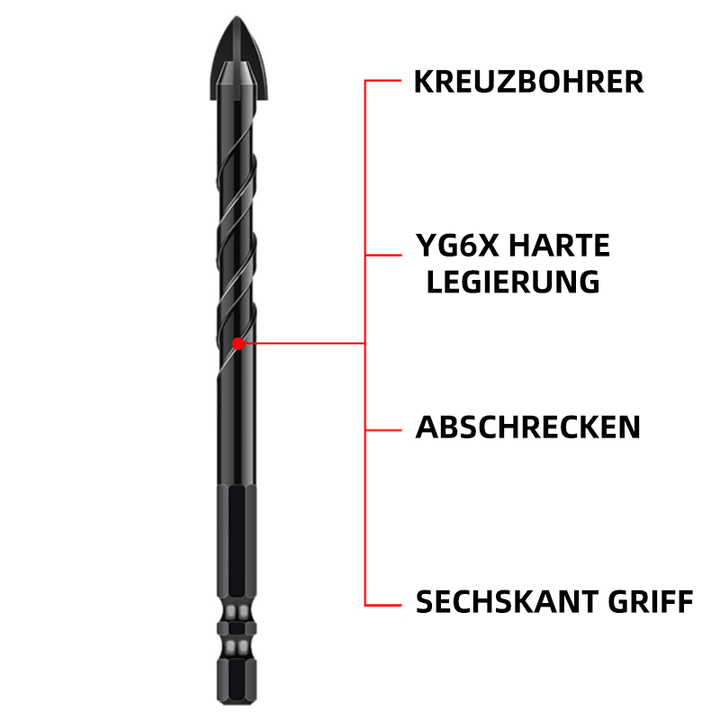 Lighteme Wolframkarbid-Bohrerset