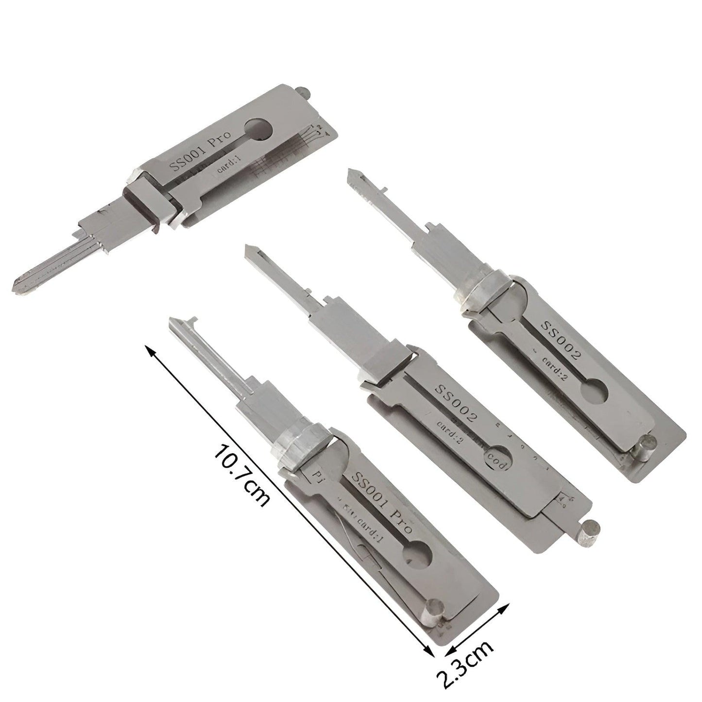 (Pack de 4) Outil de précision Lighteme pour serruriers
