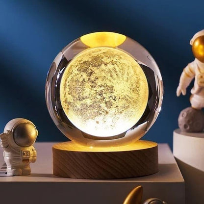 Globe de cristal lumineux 3D Lighteme - une veilleuse pas comme les autres !