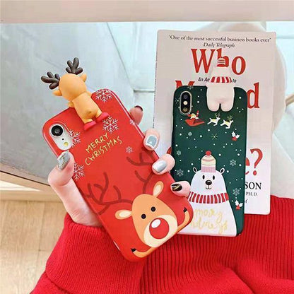 Lighteme Couple's Christmas - Theme Protection Case for iPhone (2 Pcs)