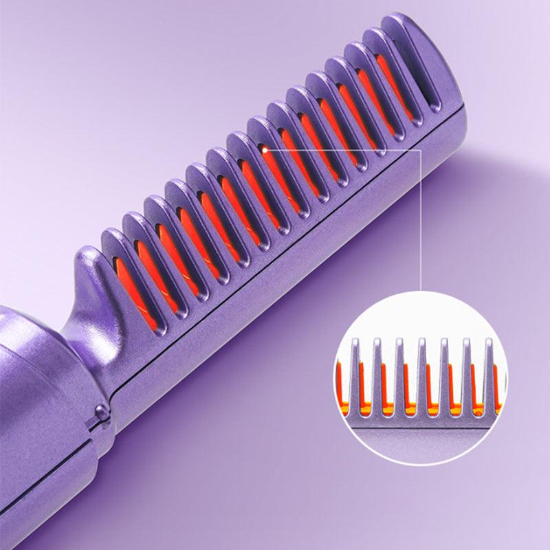Lighteme 2-i-1 Elektrischer Haarstylingkamm
