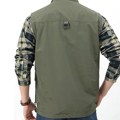 Gilet cargo utilitaire classique Lighteme pour homme