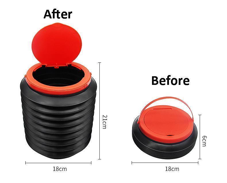 Lighteme Tragbarer Auto-Mülleimer