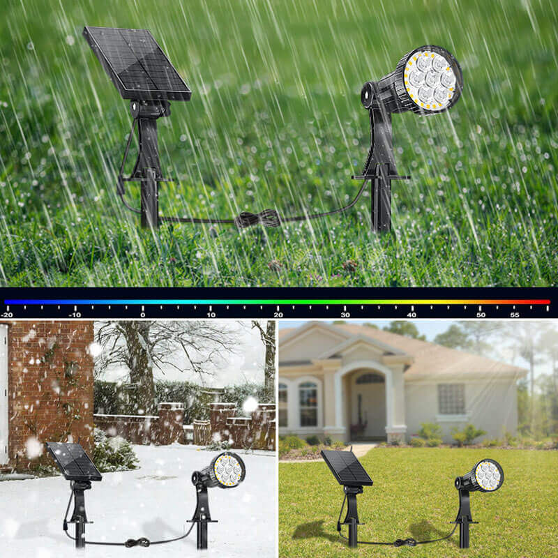 Lighteme LED 100-Lumen Solarstrahler 2er-Pack