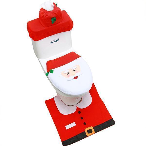 Housse de siège de toilette Lighteme Christmas (1 ensemble)