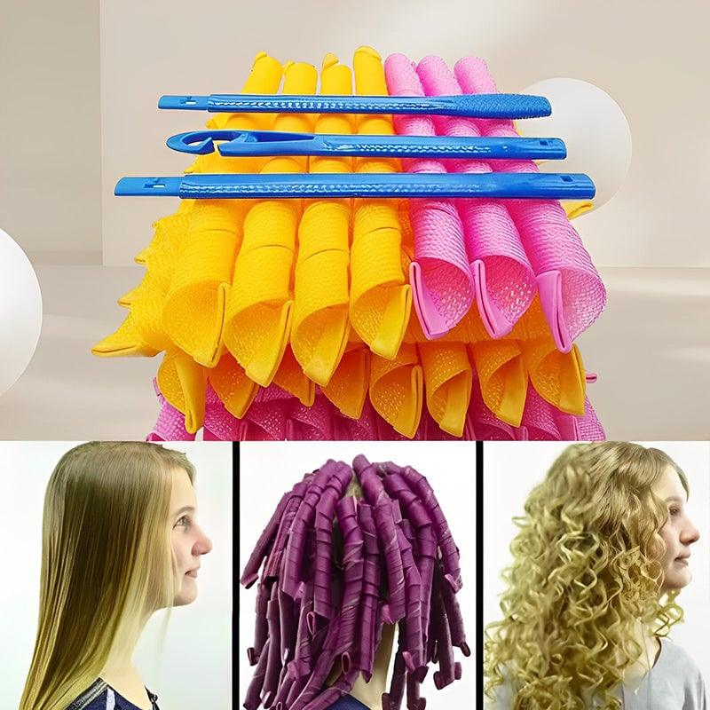 Lighteme Lockenstab zaubert perfekte Locken über Nacht ohne Hitze, ohne Schäden