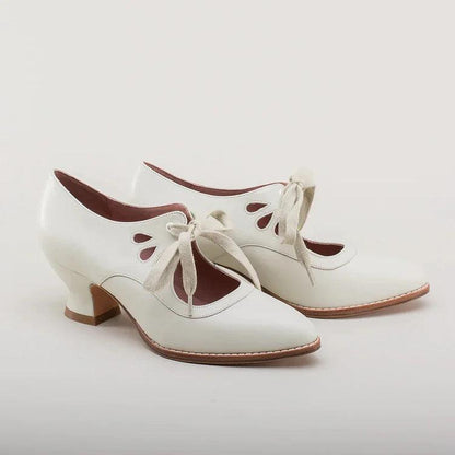 Orthopädische Schuhe mit hohem Absatz aus Leder von Lighteme für Damen