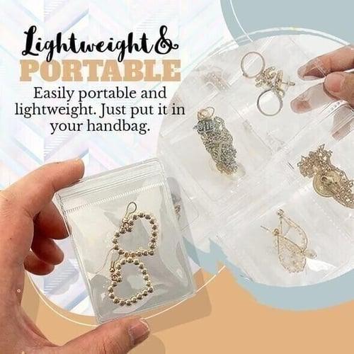 Lighteme Transparentes Schmuckaufbewahrungsbuch