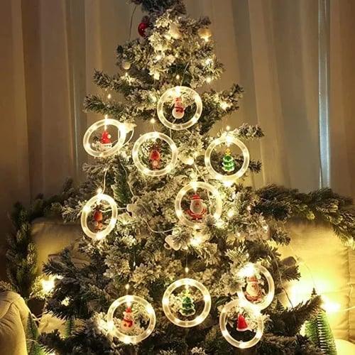 Anneaux/boules lumineux de décoration de Noël Lighteme