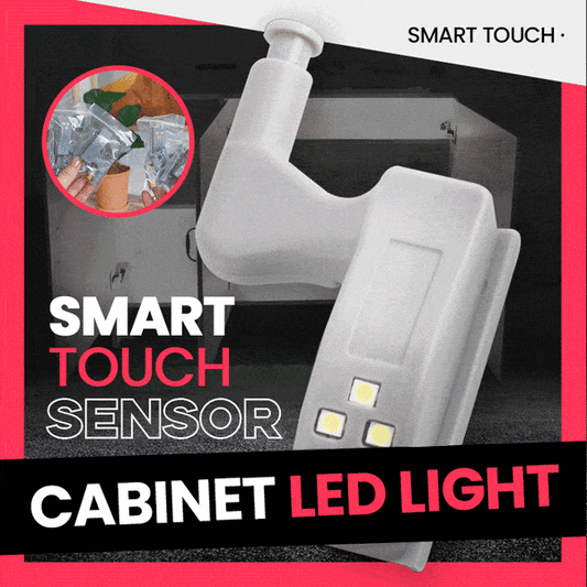 Lumière LED pour armoire à capteur tactile intelligent à charnière Lighteme | ACHETEZ-EN 2, OBTENEZ-EN 2 GRATUITEMENT (4 PIÈCES)