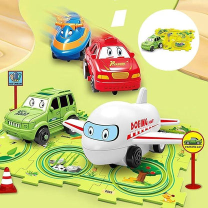 Lighteme Kinder-Rennbahnset für Autos