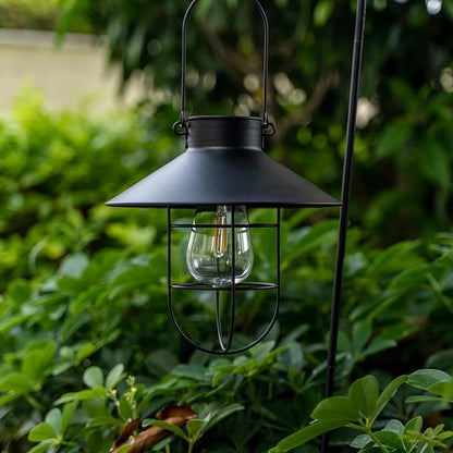 Lighteme Solar-Laterne zum Aufhängen mit Hirtenhaken, 78,7 cm 