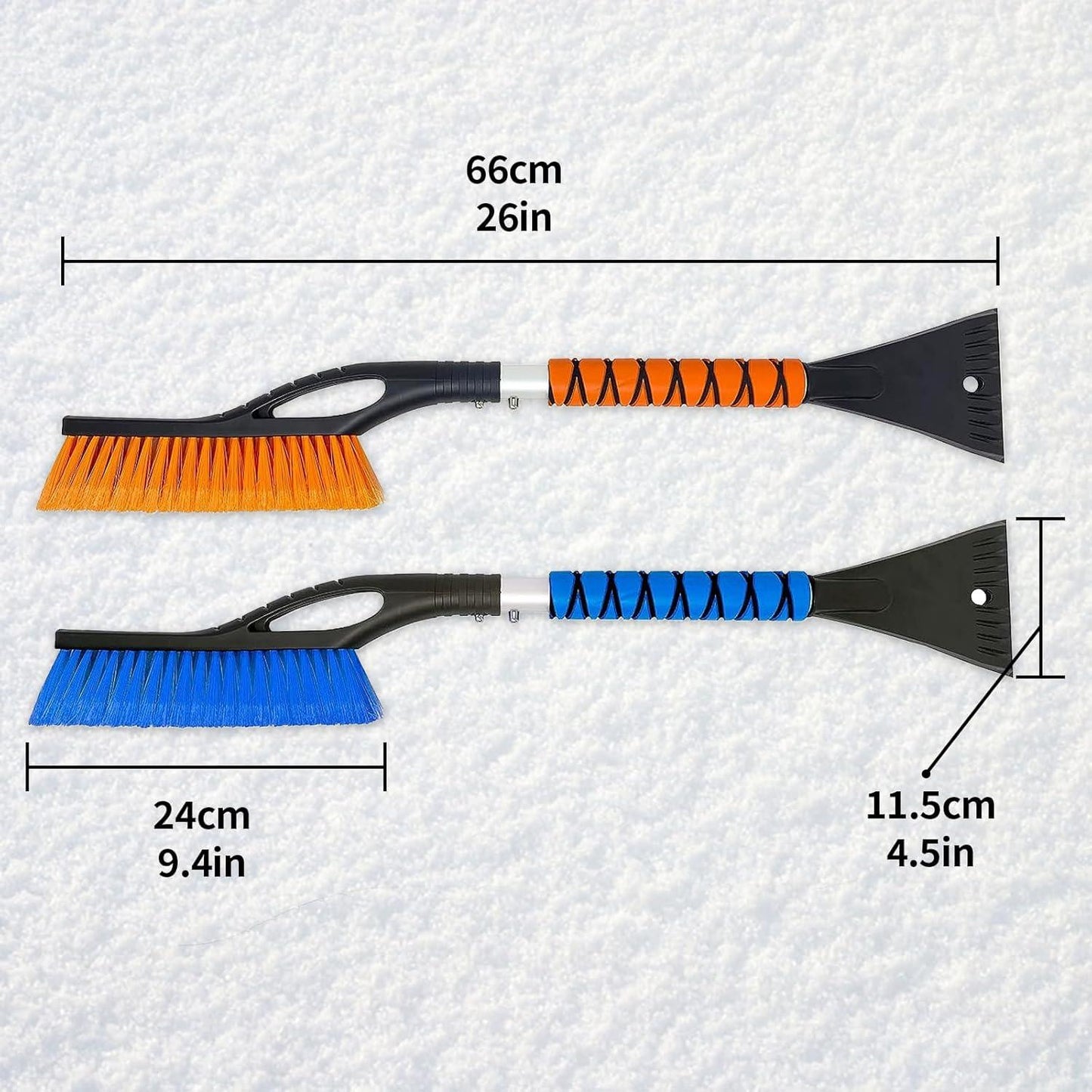 Ensemble chasse-neige et balai pour voiture Lighteme