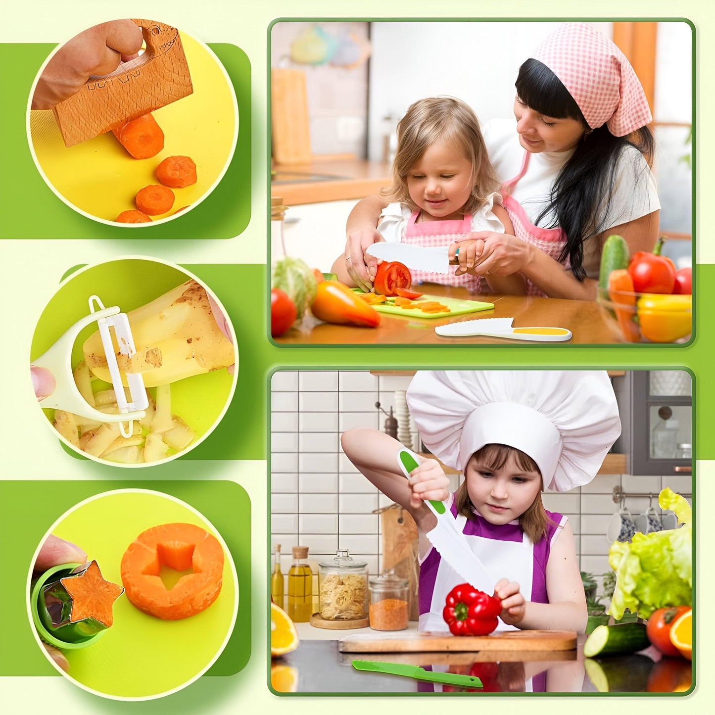 Ensemble de cuisine pour enfants Lighteme - Un délice pour les petits chefs