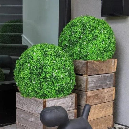 Décoration boule d'herbe simulée Lighteme - Cette plante est toujours verte ! 