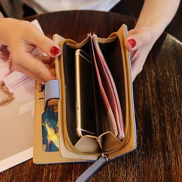 Lighteme – Elegante Clutch mit Blattverzierung