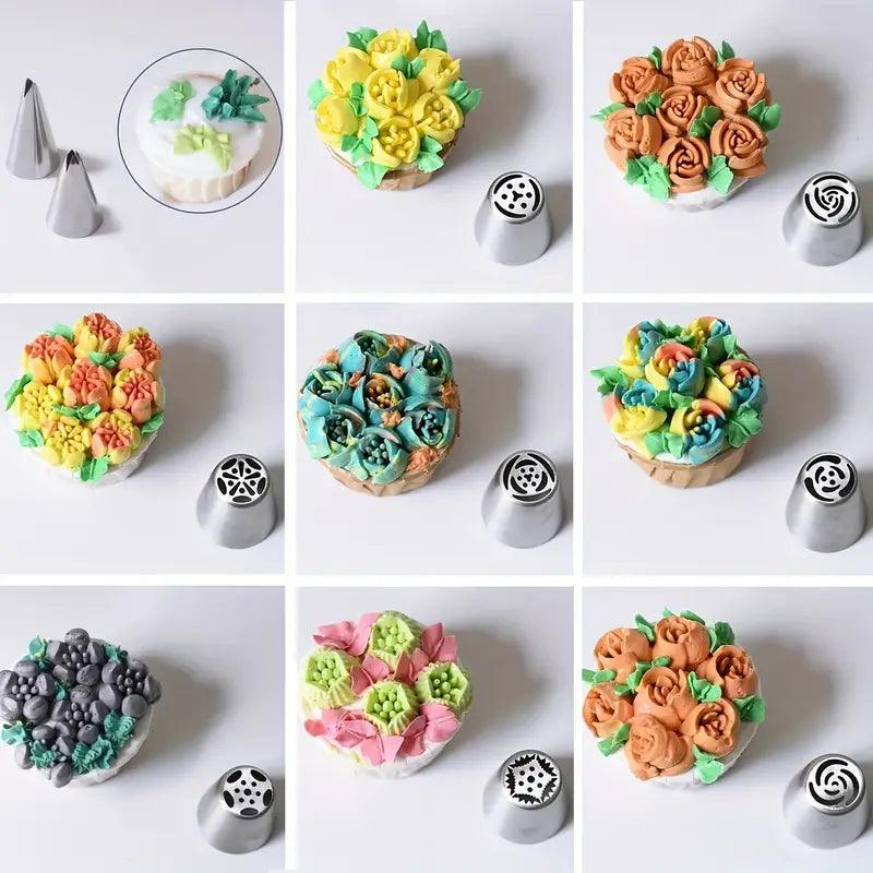 Douilles à pâtisserie Lighteme pour décoration de gâteaux (lot de 36)