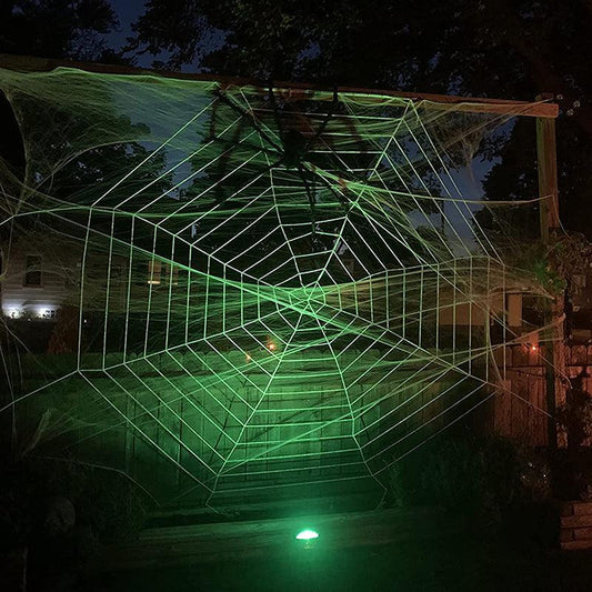 Toile d'araignée géante d'Halloween Lighteme