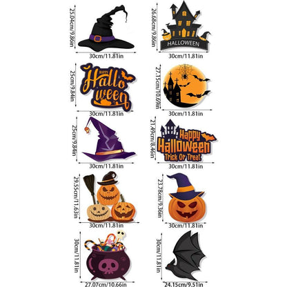 Ensemble de décorations de porte d'Halloween Lighteme – 3/10 pièces