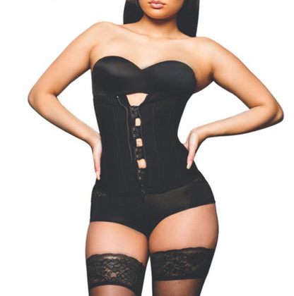 Lighteme Plus Size « Clip &amp; Zip » Waist Trainer - Body Shaper à 3 crochets et fermeture éclair ! 