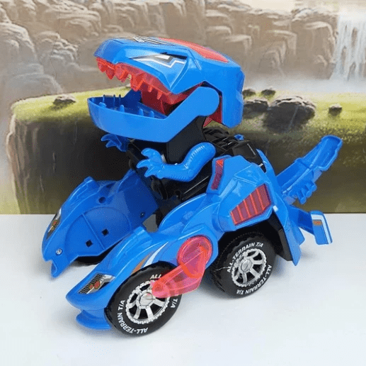 Voiture LED dinosaure transformable Lighteme (3 couleurs)