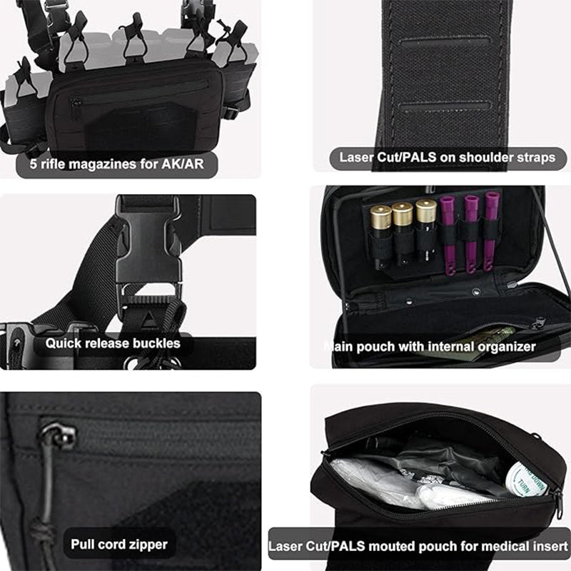 Lighteme Rapid Assault Tactical Molle Brusttasche