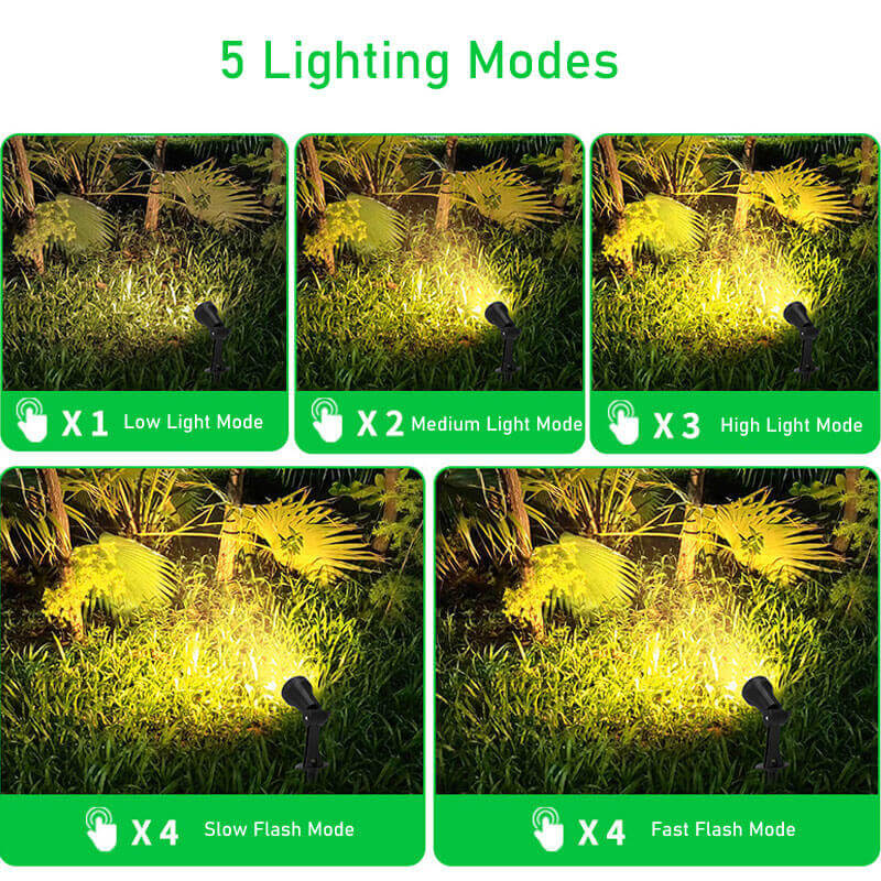 Lighteme LED 100-Lumen Solarstrahler 2er-Pack