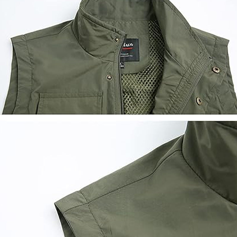 Gilet cargo utilitaire classique Lighteme pour homme