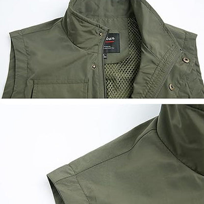 Gilet cargo utilitaire classique Lighteme pour homme