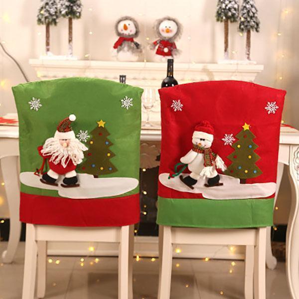 Housse de chaise de Noël Lighteme