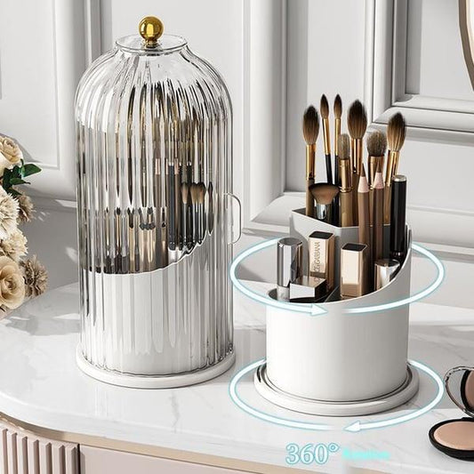 Lighteme 360° Make-up-Pinsel-Organizer + kostenlose Lippenstift-Aufbewahrungsbox