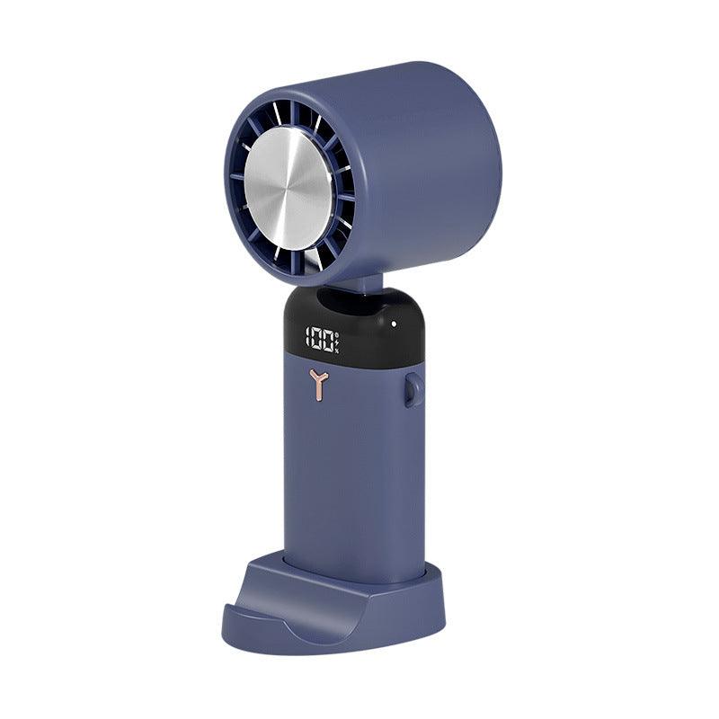 Tragbarer Ventilator von Lighteme mit Telefonständer