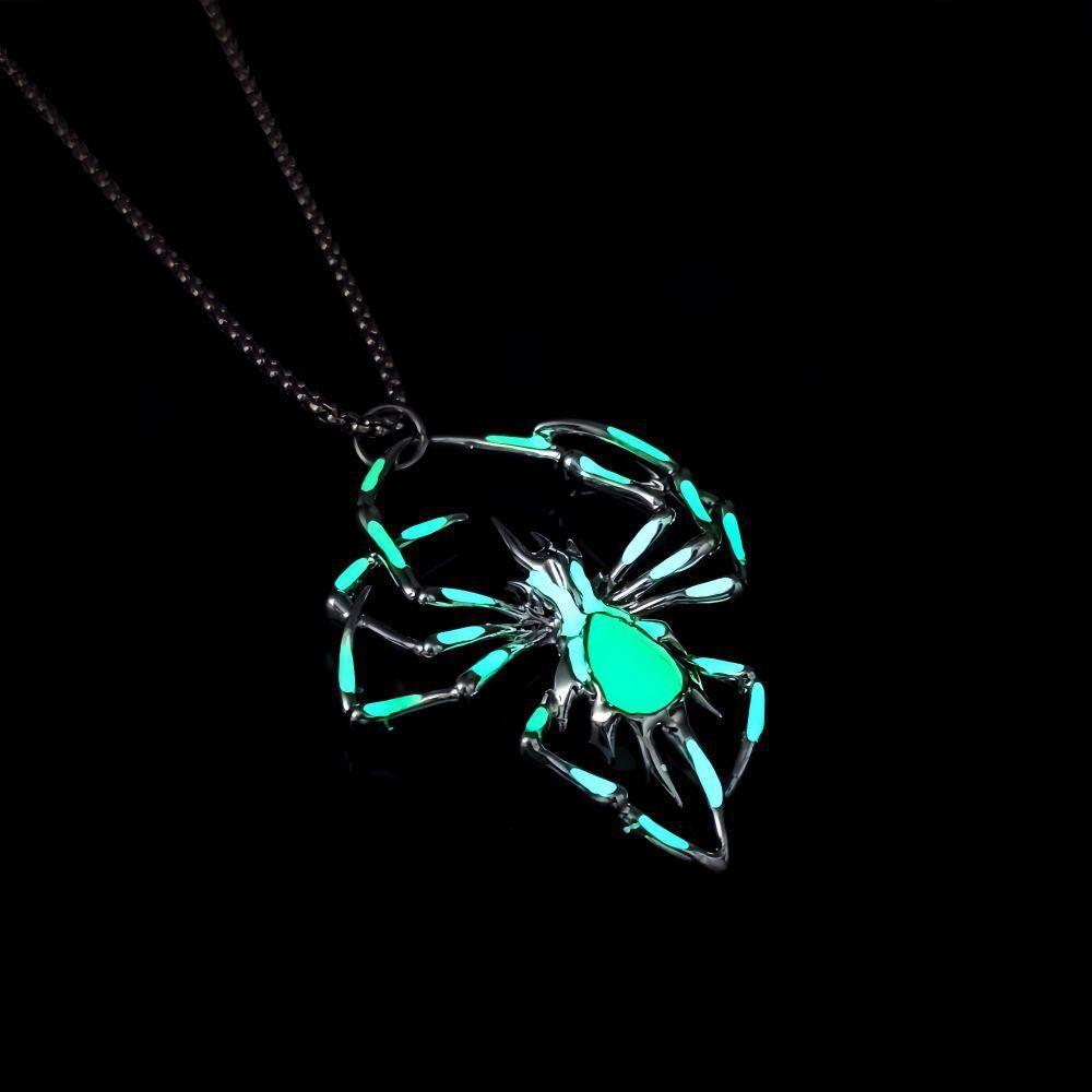 Collier lumineux Halloween Araignée Lighteme