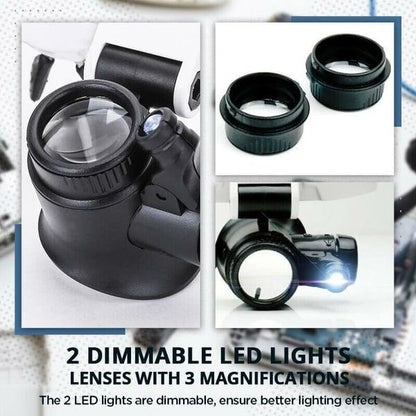Lighteme LED-Lupenbrille 