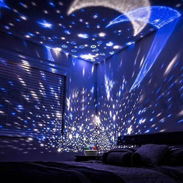 Lighteme Fantasy Dazzle Color Rotating Projection Lamp