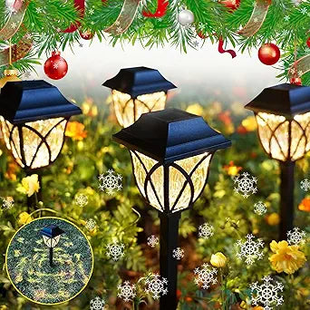 Lot de 8 lampes solaires LED Lighteme, grandes lampes d'extérieur rotatives jusqu'à 10 lumens 