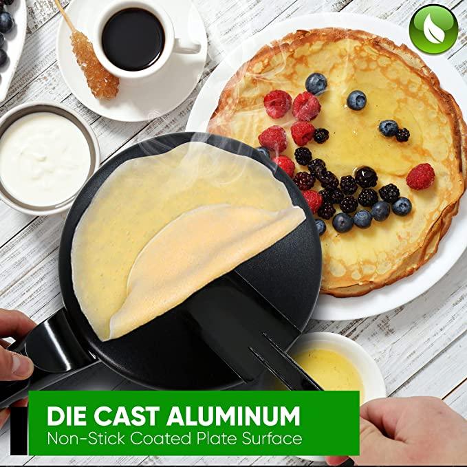 Crêpière magique Lighteme + bol et fouet à œufs GRATUITS