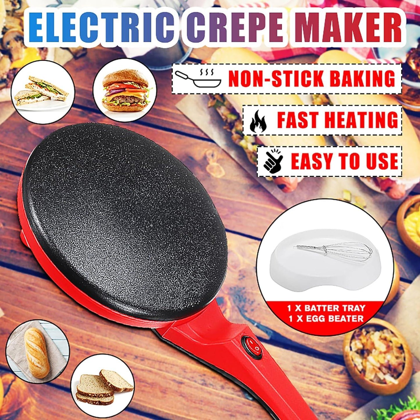 Machine à crêpes Lighteme